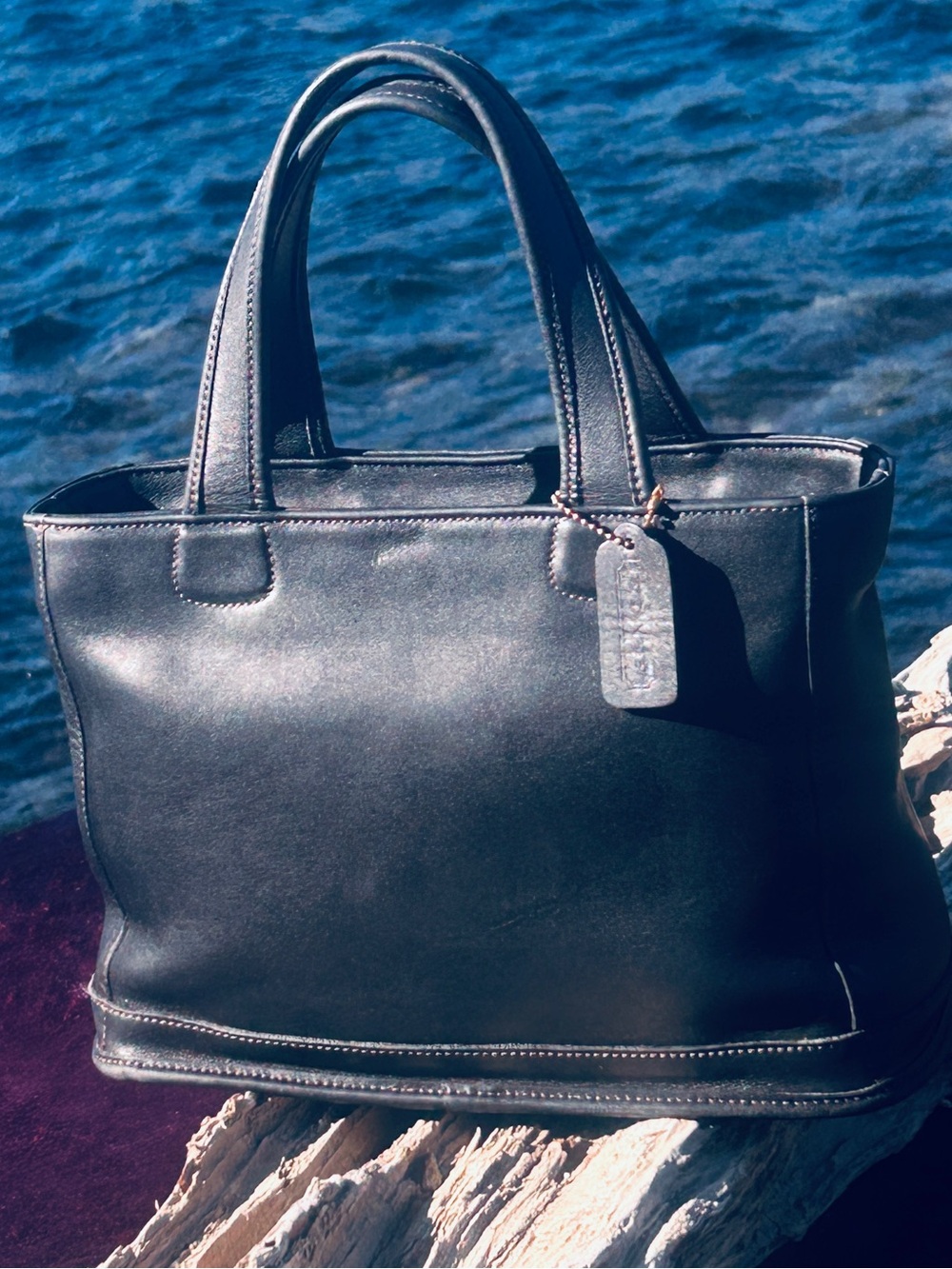 Vintage Coach 9303 • Costa Rica Full‑Grain Glove‑Tanned Leather Tote